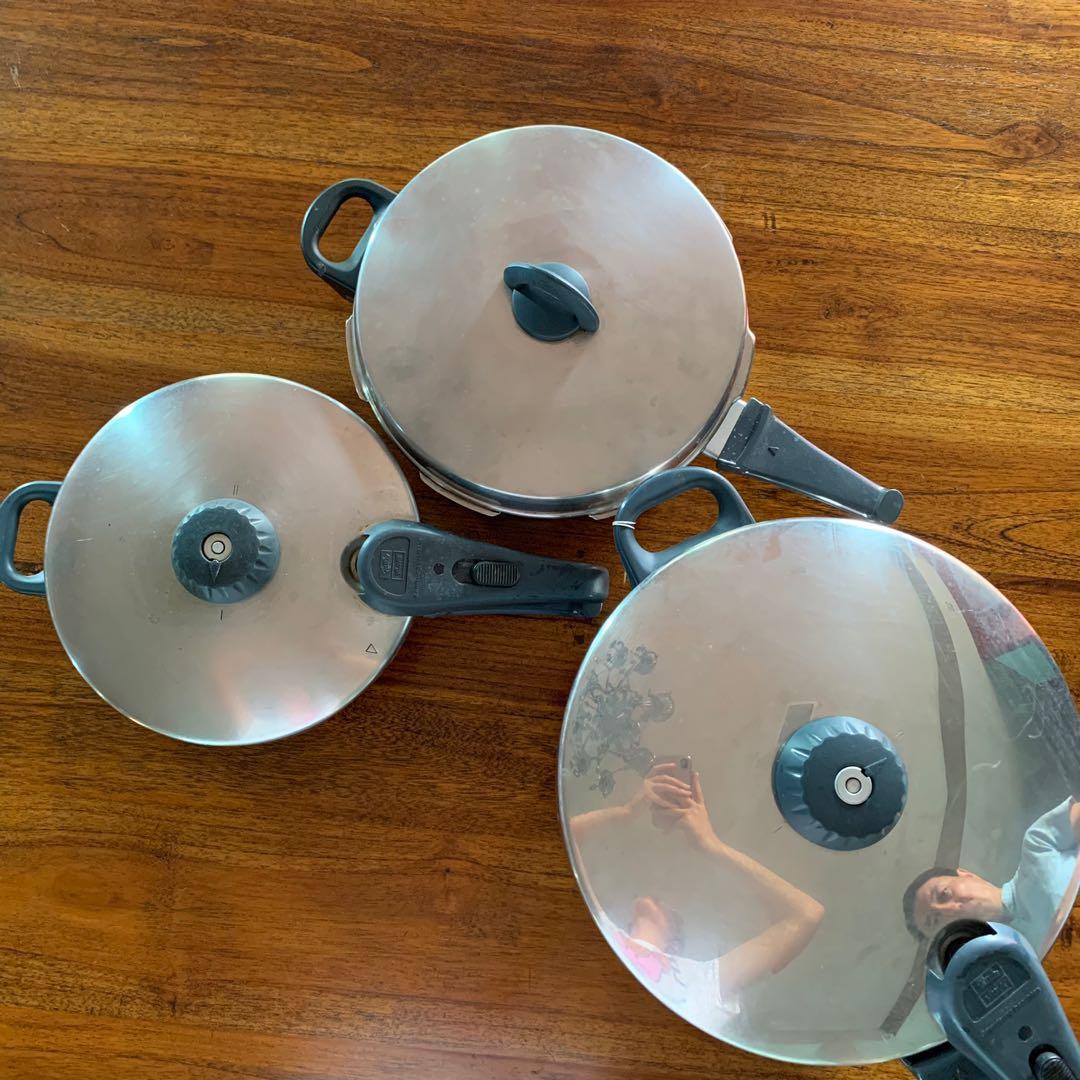 Old Fissler Pressure Cookers BIGGEST LEFT TV Home Appliances Kitchen Appliances Cookers on Carousell