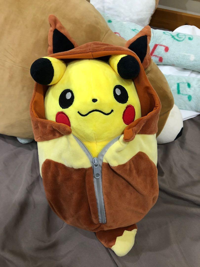Pikachu Eevee Plush Toy Toys Games Stuffed Toys On Carousell The pikachu and evee plush show episode 1 part 1. pikachu eevee plush toy