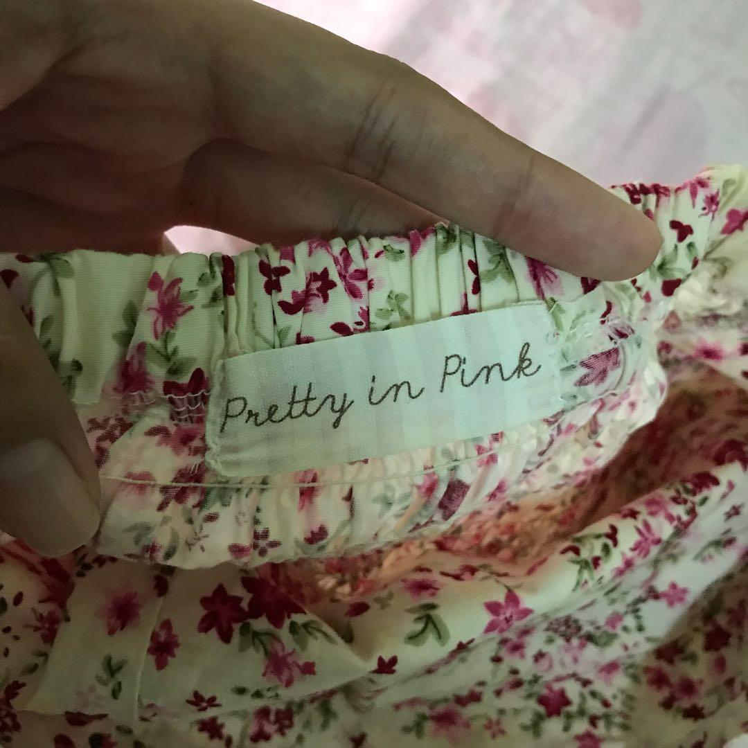 Pink Floral Dress (Category: Dresses) located in Pasig City. Submitted by knbmj (Listing ID 182250387, Image 2). Description: Tube summer dress Cotton.
