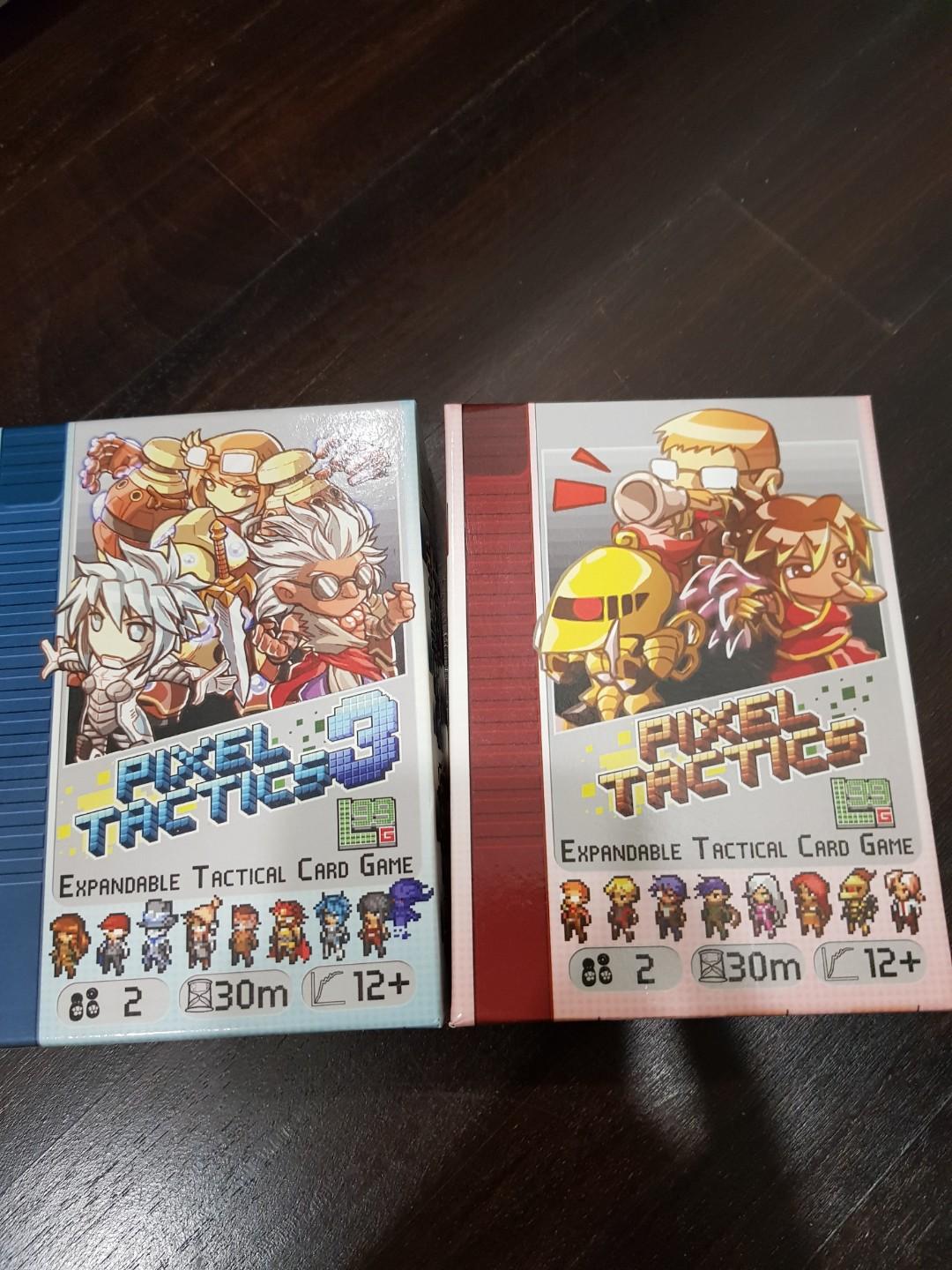 Pixel Tactics 1 3 Board Card Game Toys Games Board Games Cards On Carousell