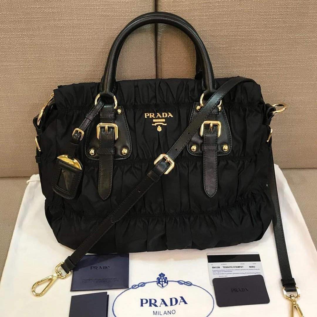 Prada crumpled bag deals