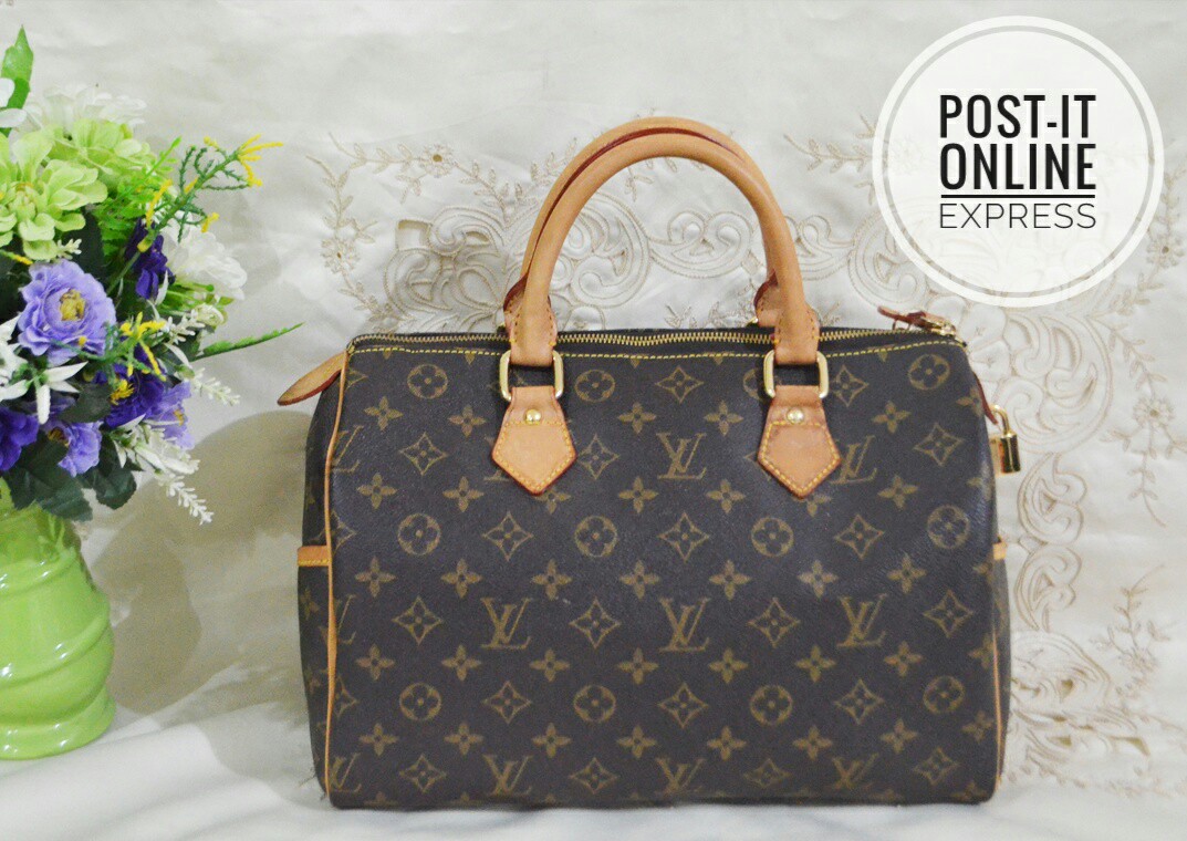 Preloved LV Speedy 30 with Side Pockets
