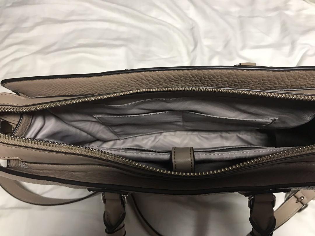 Bree large clearance top zip satchel
