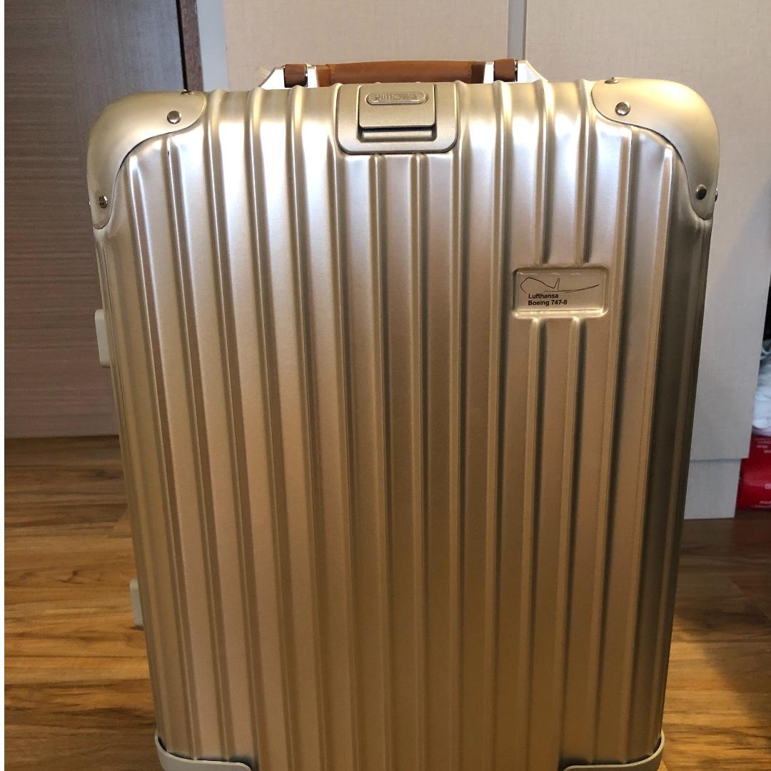 RIMOWA Lufthansa 747-8 Boeing Collection Suitcase carry on 34L, Hobbies ...