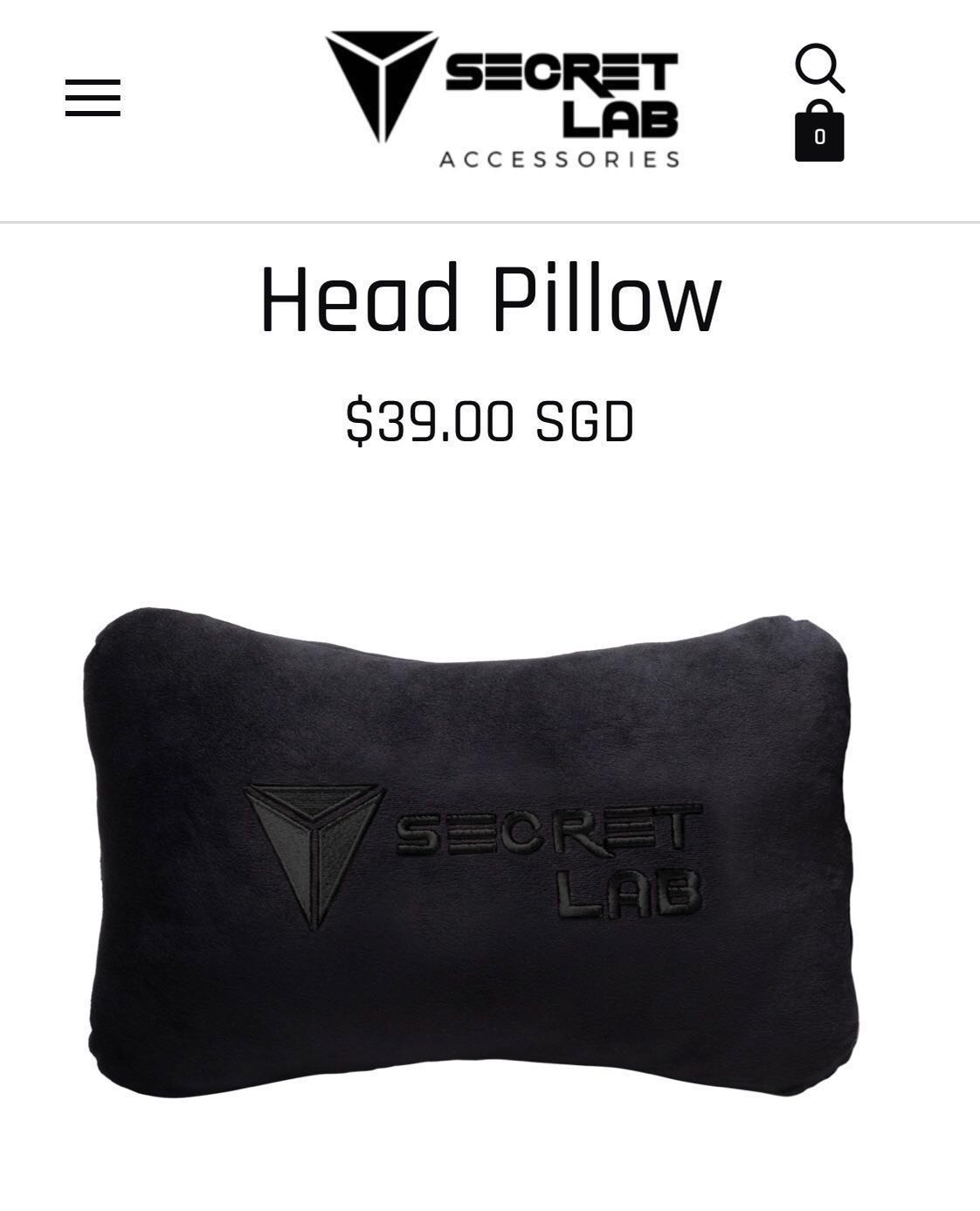 Secretlab neck pillow sales