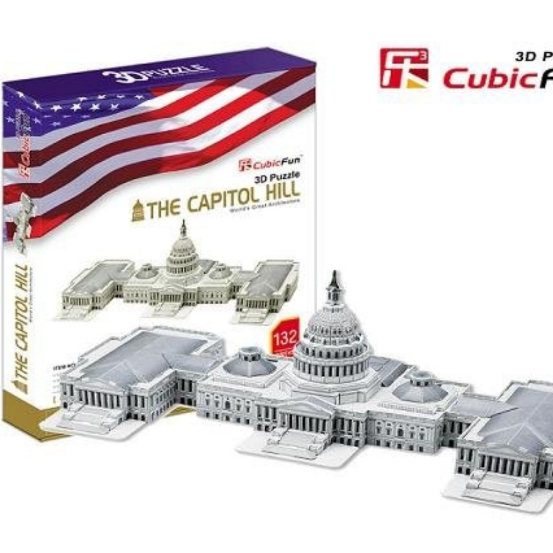 Sg Best Cubicfun 3d Puzzle The Capitol Hill Usa World S Great