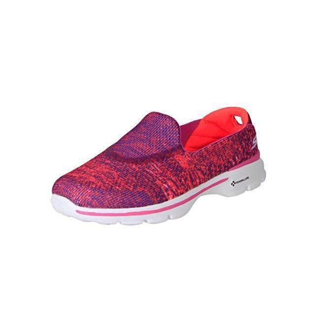 Skechers go walk 3 mens pink hotsell