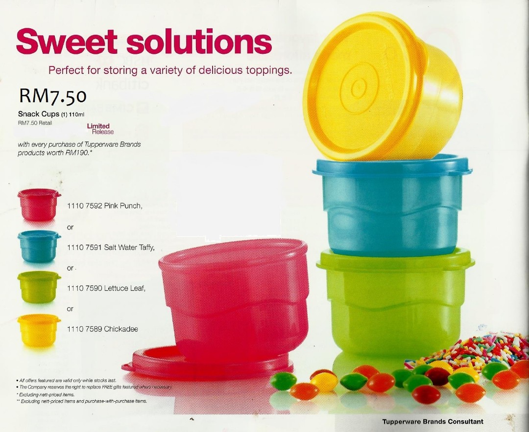 Tupperware Snack Cup 