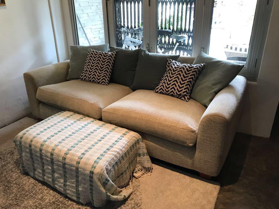Sofa and Ottoman for Free collection from Joo Chiat area, Furniture