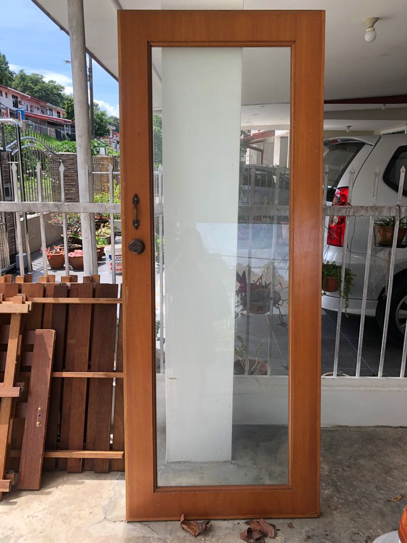 Solid Glass Door