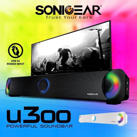 SONICGEAR U300 Sound Bar RGB, Audio 