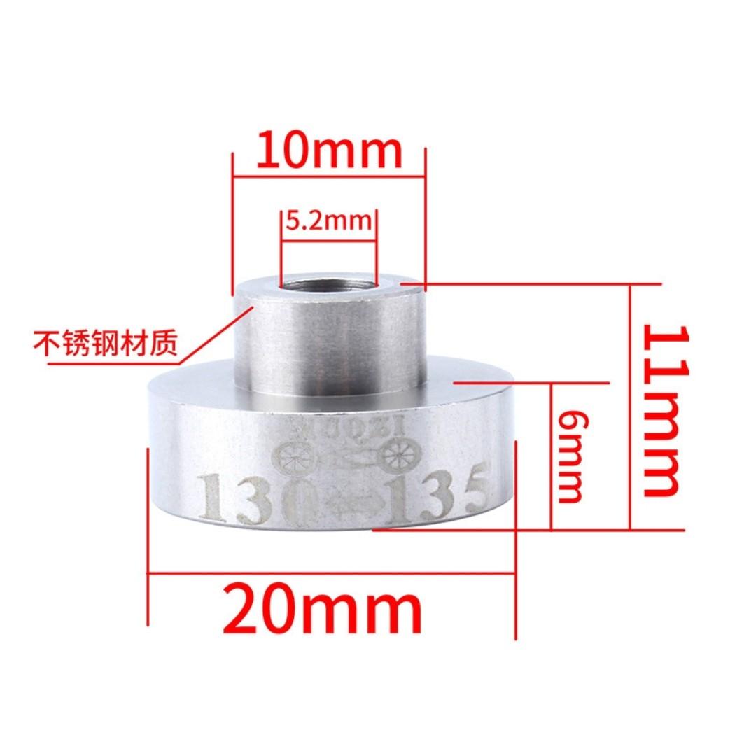 Stainless Steel Wheel Hub Converter Adapter 130 Convert to 135mm ...