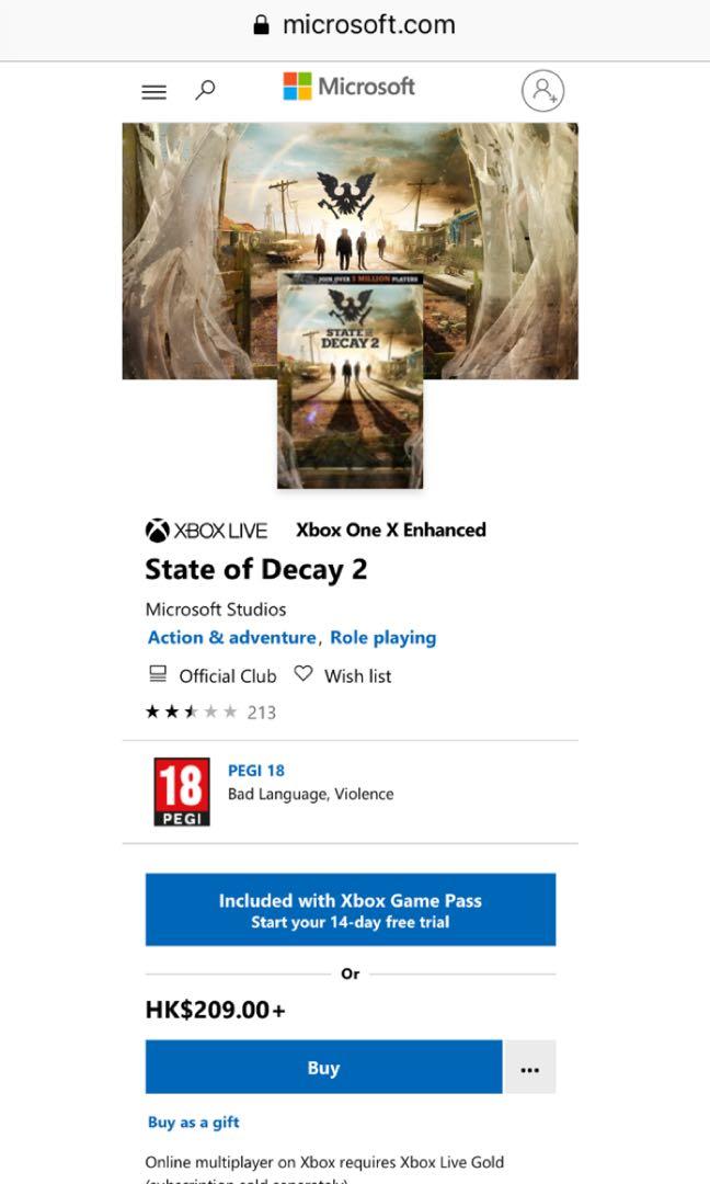 State Of Decay 2 腐朽之都2 腐爛國度2 光碟標準版 遊戲機 遊戲機遊戲 Carousell State Of Decay 2 腐朽之都2 腐爛國度2 光碟標準版 遊戲機 遊戲機遊戲 Carousell