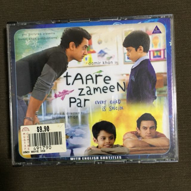 Taare Zameen Par Hindi Vcd Aamir Khan Music Media Cds Dvds Other Media On Carousell