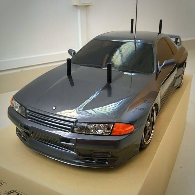 Tamiya R32 Shell Tamiya TT01 with New Skyline GTR32 Shell, Hobbies & Toys, Toys & Games ...