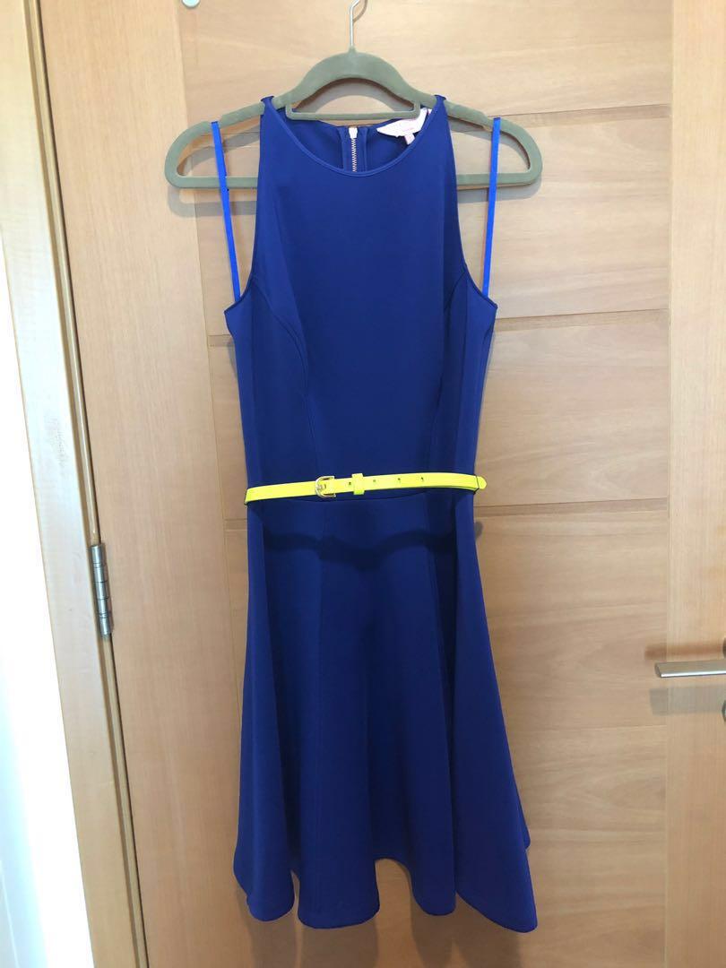 ted baker cobalt blue dress