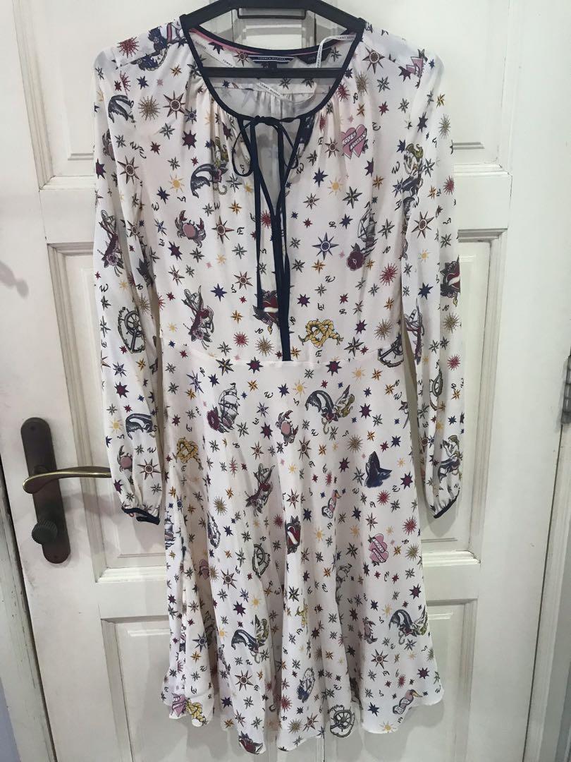 tommy hilfiger silk dress