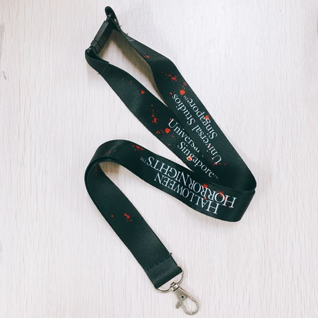 Universal Studios Singapore Halloween Horror Nights Lanyard Men S