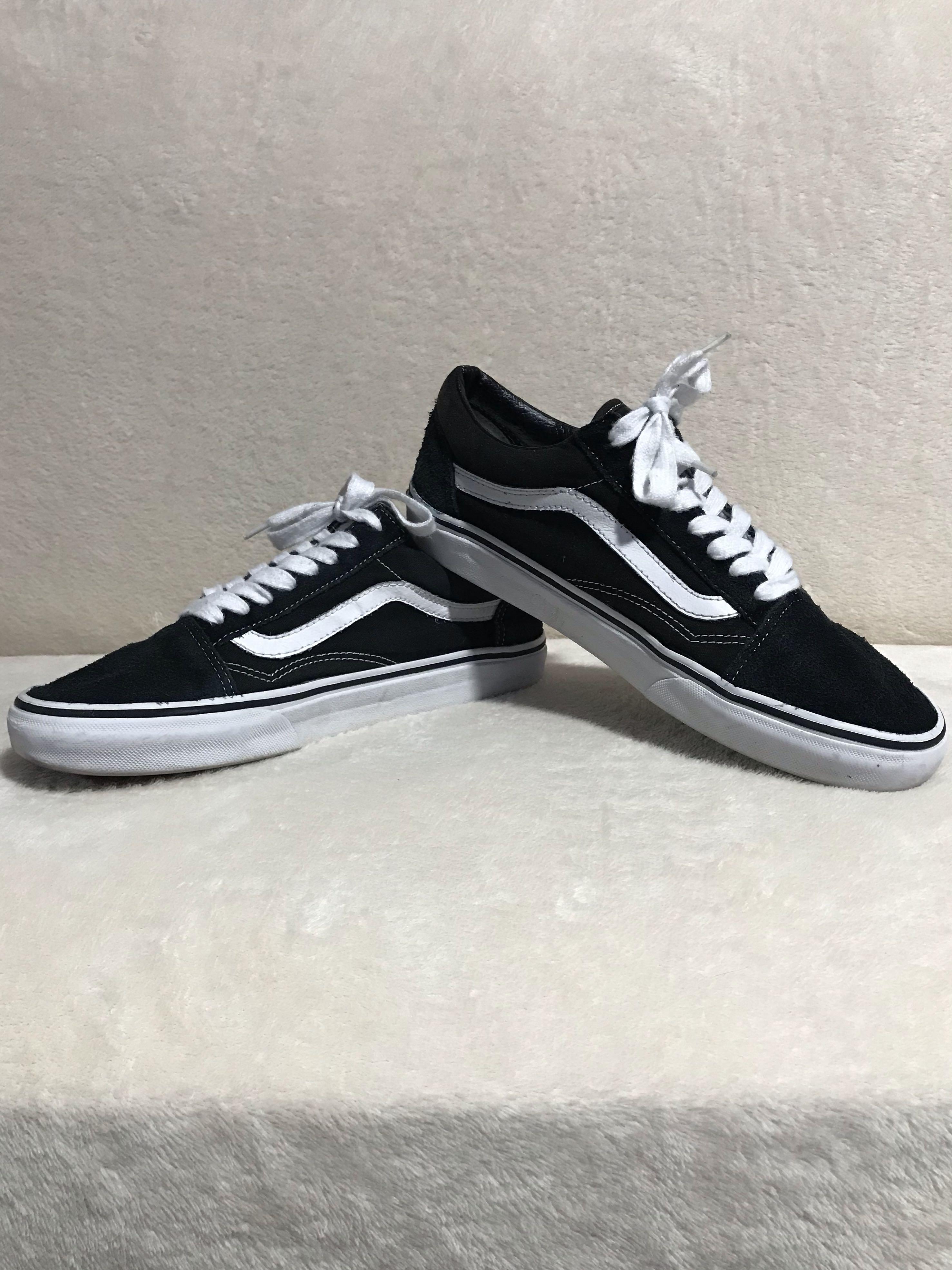 Vans Old Skool Black and White Skate 