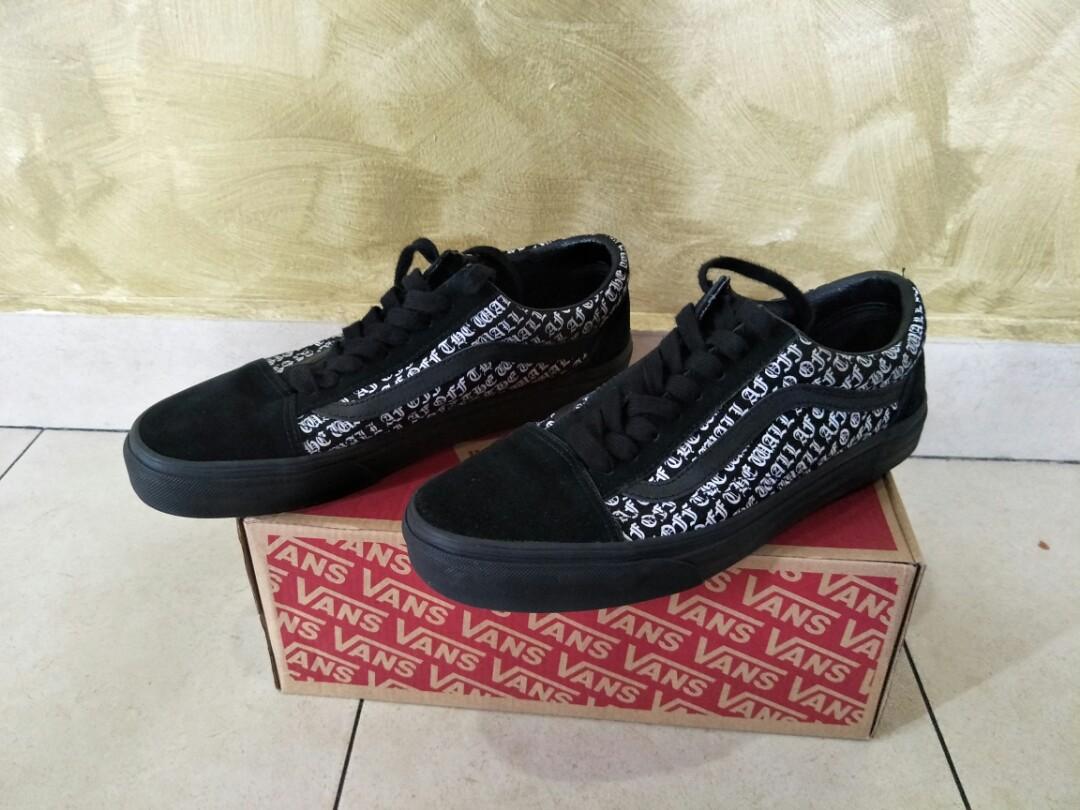 Vans otw clearance af black