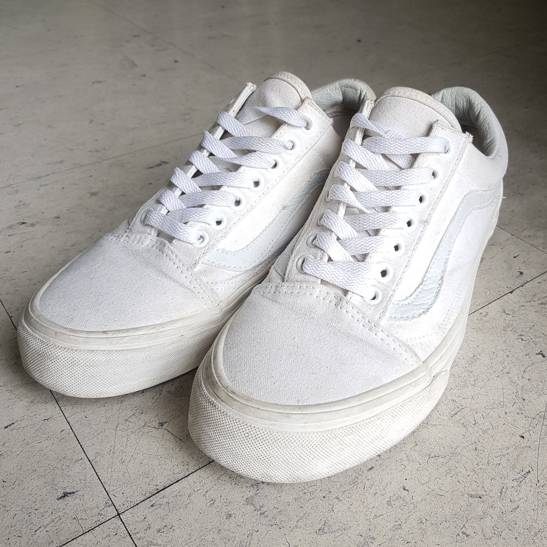 Vans Old Skool Triple White, Men's 