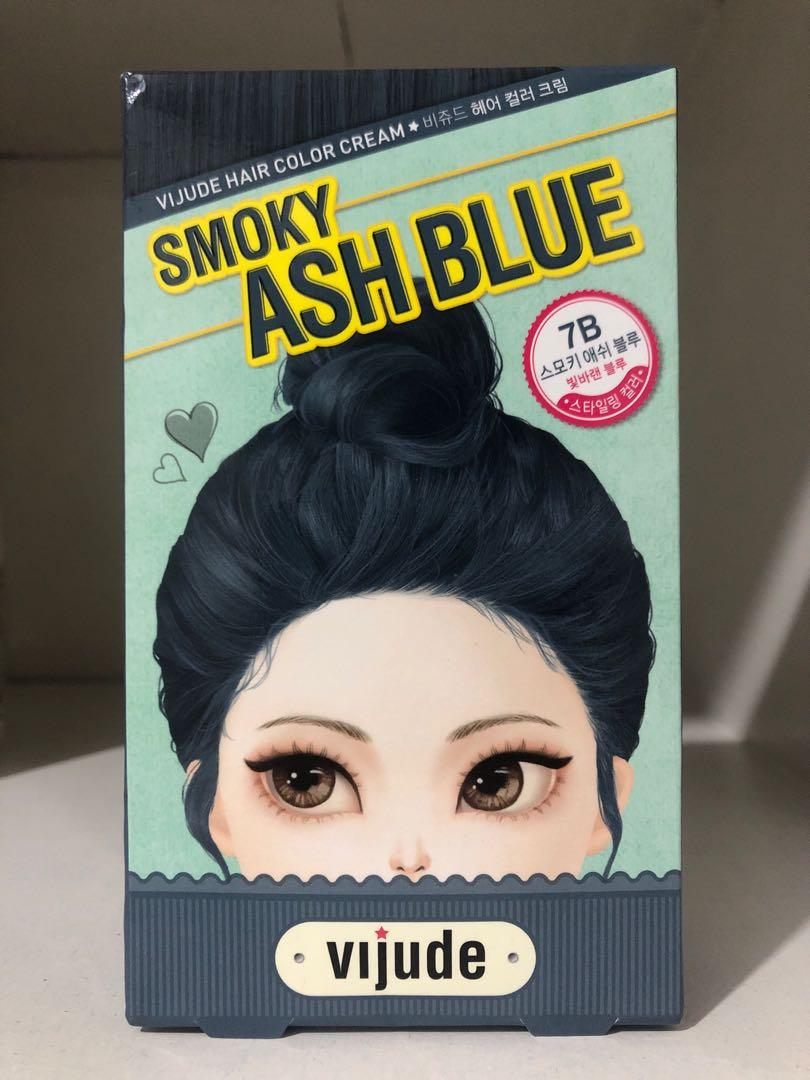 Vijude Hair Color (Smoky Ash Blue), Beauty & Personal Care, Hair on  Carousell
