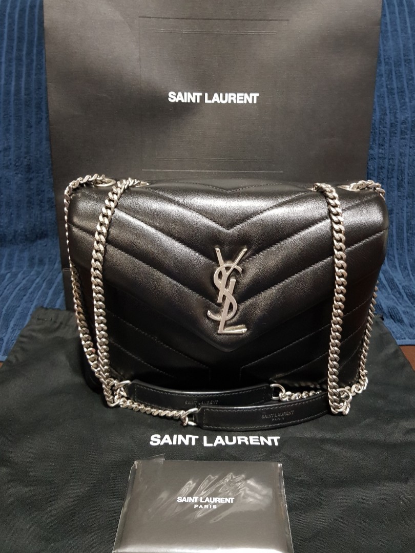 Ysl loulou silver cheap