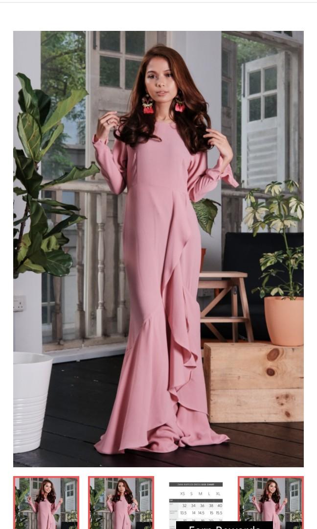 Zara ruffle dress in dusty pink, Women's Fashion, Tops, Blouses on Carousell Zara ruffle dress in dusty pink, Women's Fashion, Tops, Blouses on Carousell