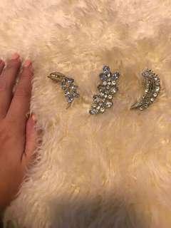 Lot of 3: Ear Climbers