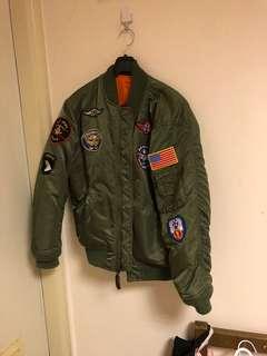 Ma1 空軍外套 徽章 保暖 正品 二手 帥氣 防風