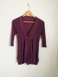 Violet Knitted Cardigan