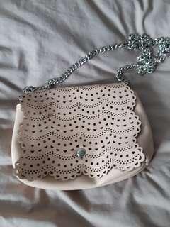 Wittner evening bag nude