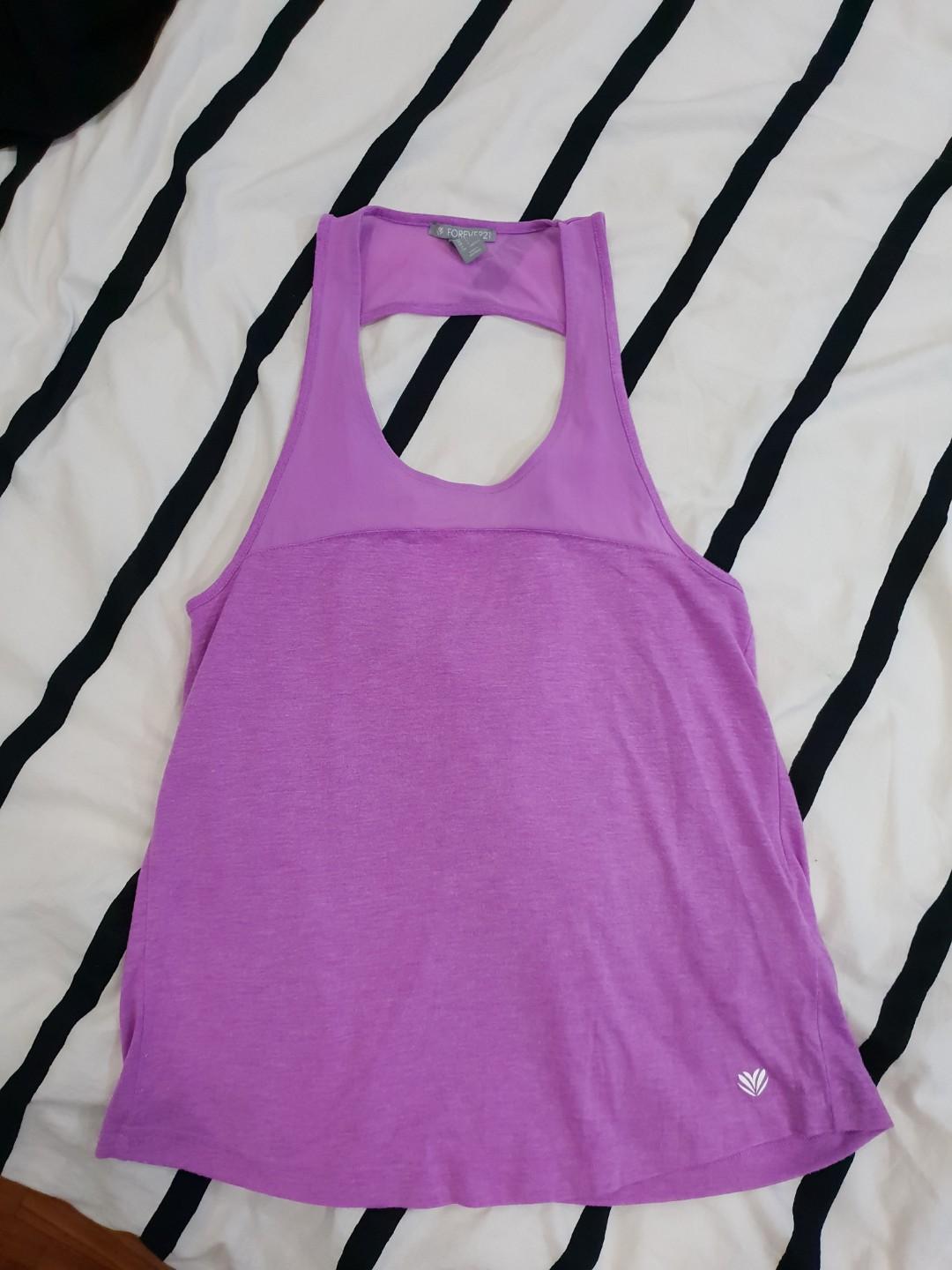 purple tank top forever 21