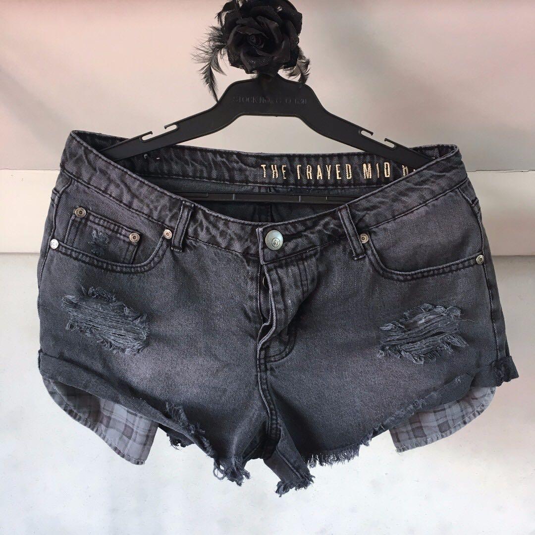SALE Cotton On Distressed Frayed Mid rise Shorts