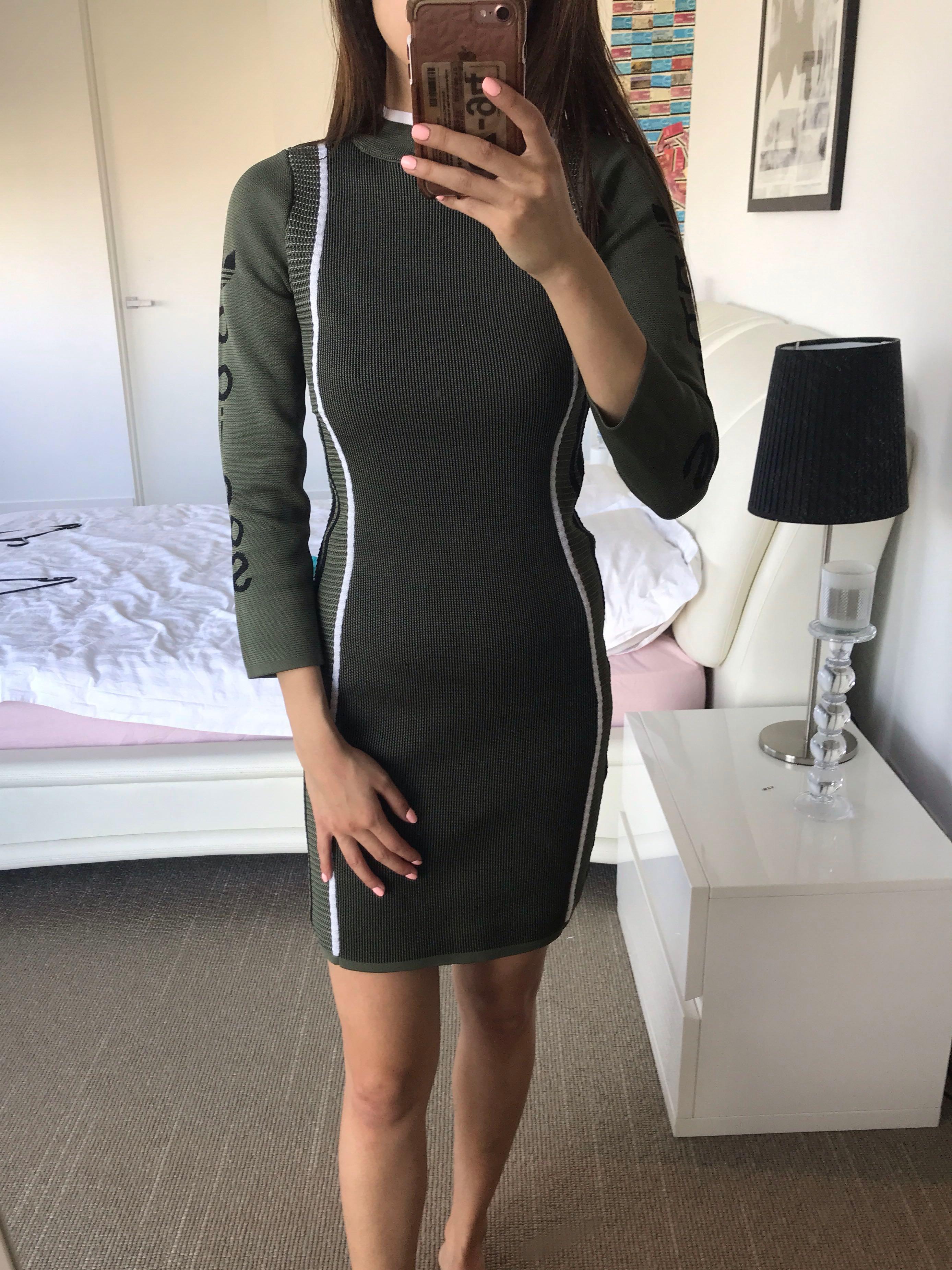 adidas knit dress