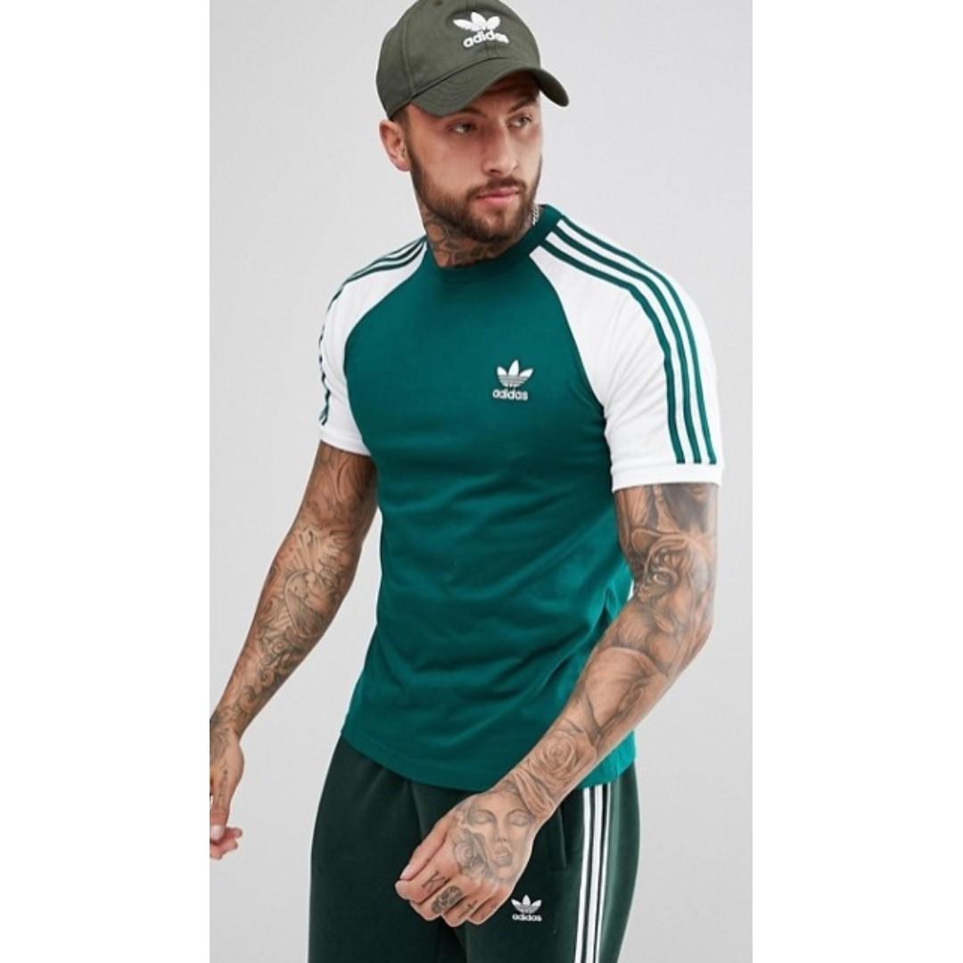 green adidas original t shirt