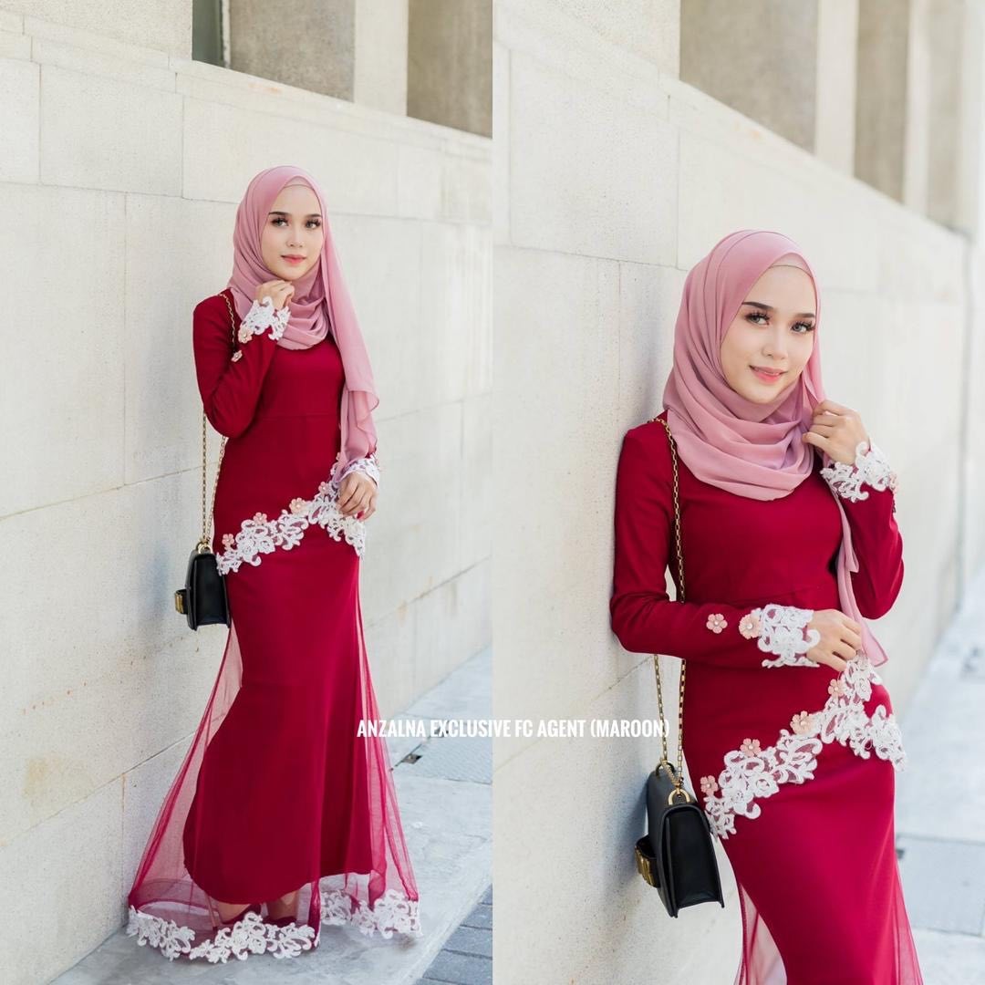 Anzalna Exclusive Raya Women S Fashion Muslimah Fashion On Carousell