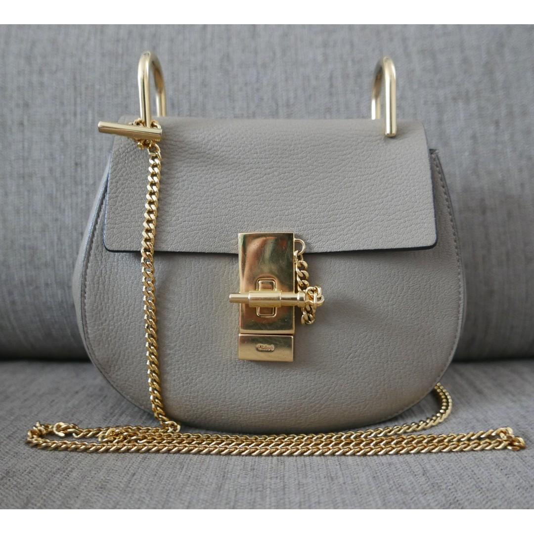 chloe drew mini motty grey