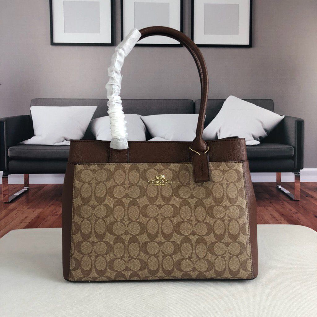 Authentic coach casey tote in signature canvas Luxury Bags Wallets on Carousell