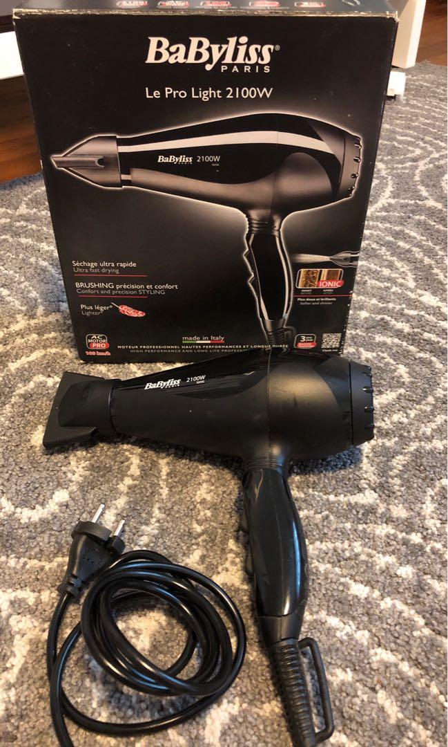 guitar silhuet trolley bus Babyliss Le Pro Light Volume 2100W Hair Dryer, Beauty & Personal Care, Hair  on Carousell