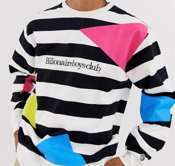 billionaire boys club white sweatshirt