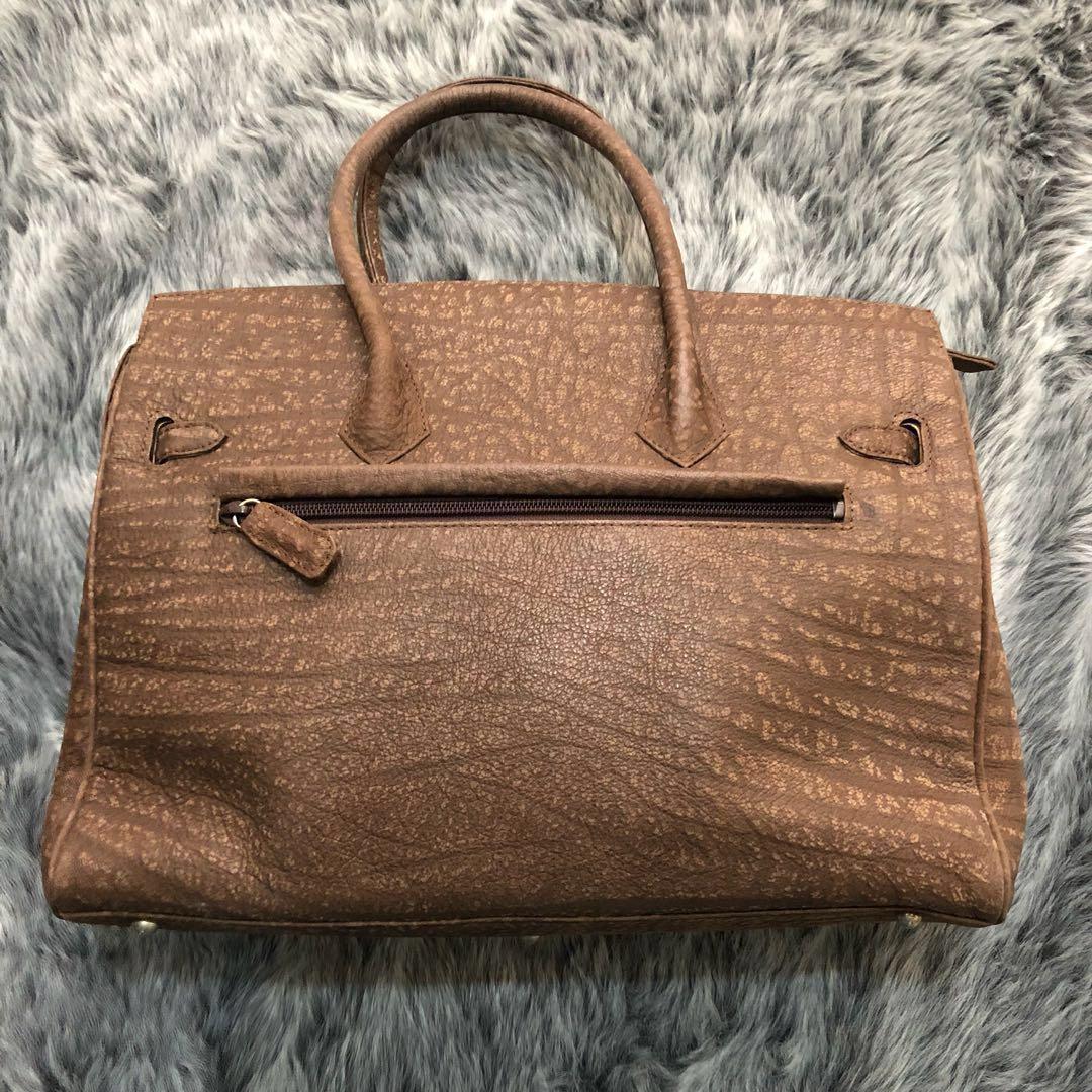 Birkin Type Elephant Skin, Luxury, Bags & Wallets on Carousell