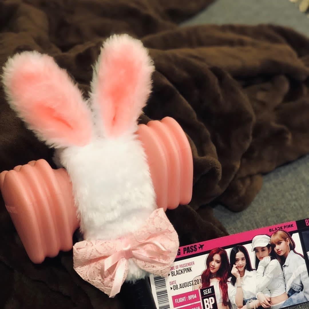 Onhand Blackpink Lightstick Bunny Hat, Hobbies & Toys, Memorabilia