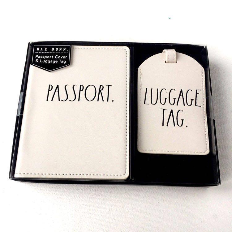 passport and luggage tag gift set