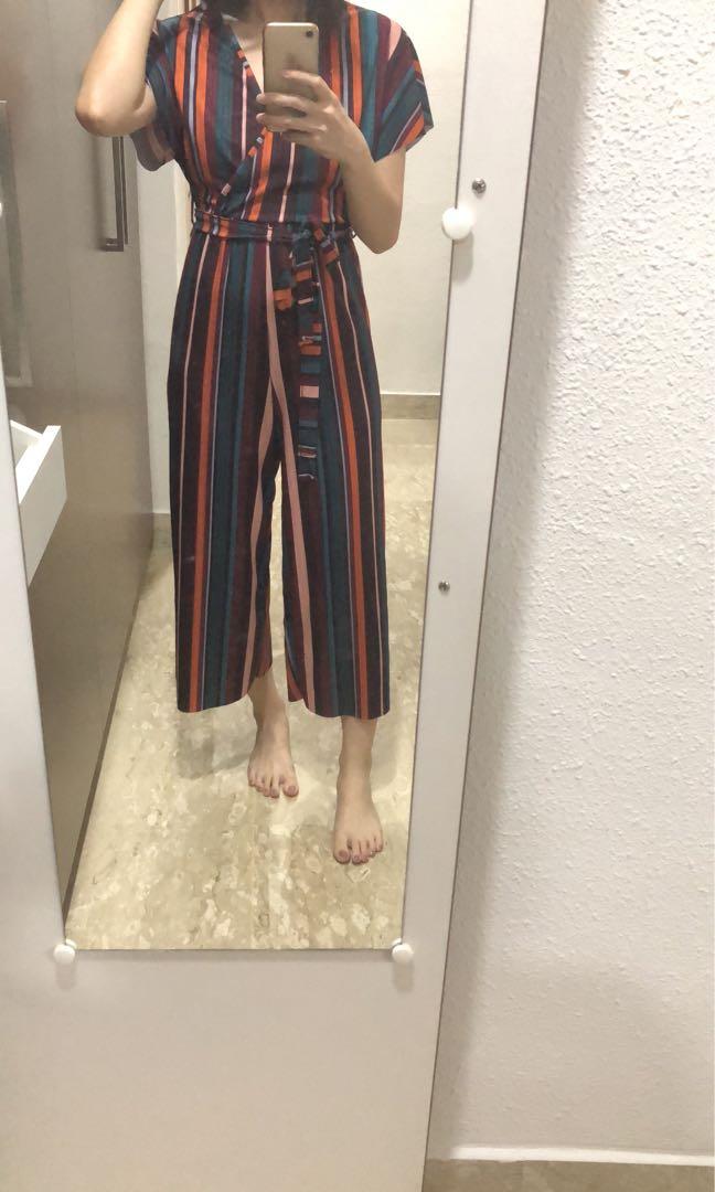 new look pleated jumpsuit