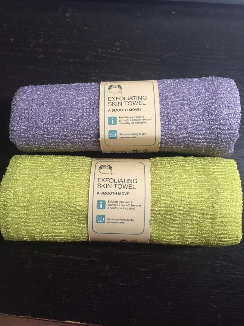 Body Shop Exfoliating Skin Towel Health Beauty Bath Body On Carousell