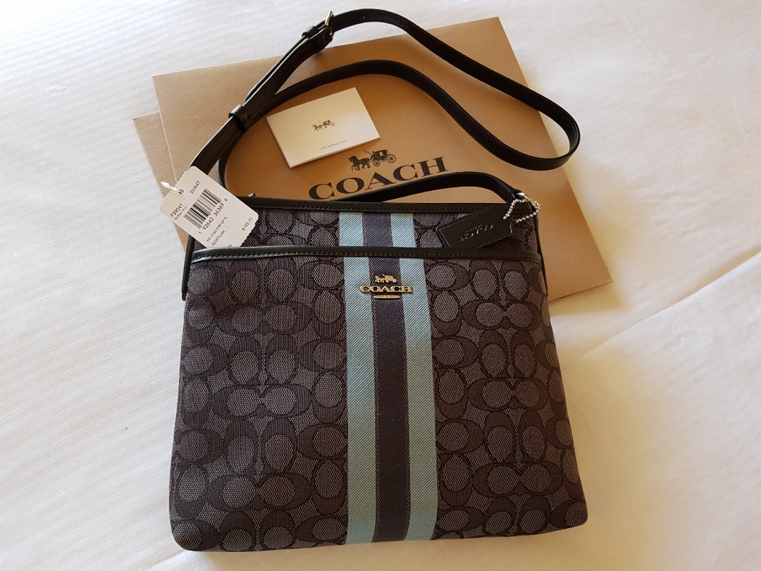 coach sling bag blue