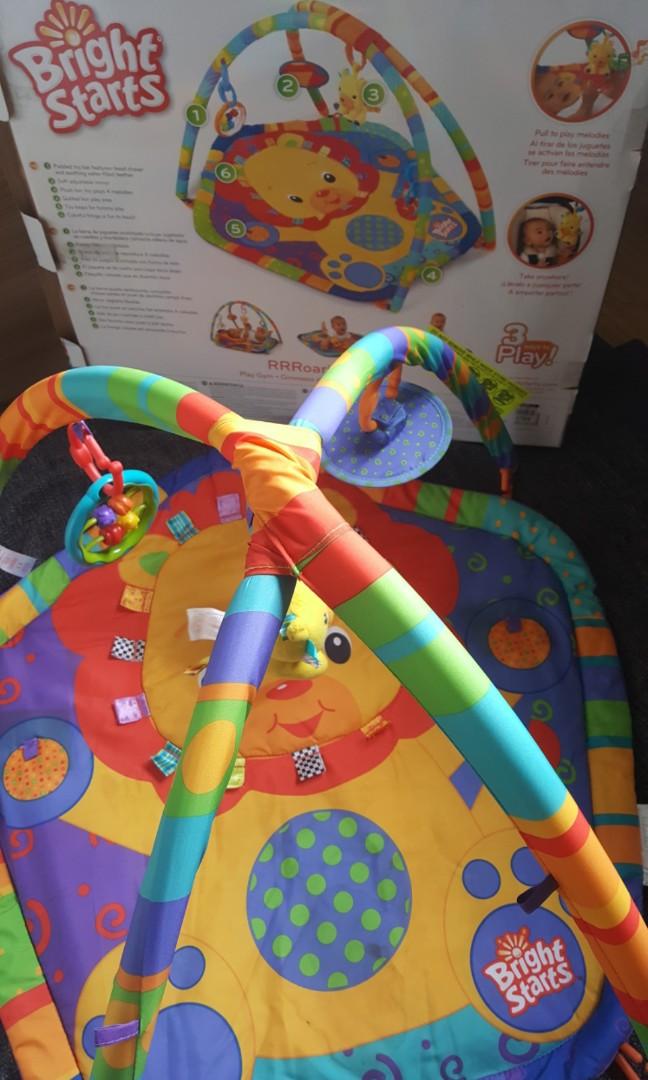 BRIGHT STARTS Baby Play Gym Activity Mat, Babies Kids, Infant Playtime