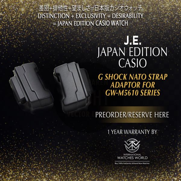 Casio Japan Edition Mil Shock Adaptor For Gw M5610 Series Mobile Phones Gadgets Wearables Smart Watches On Carousell Casio Japan Edition Mil Shock Adaptor For Gw M5610 Series Mobile Phones Gadgets Wearables Smart Watches On Carousell