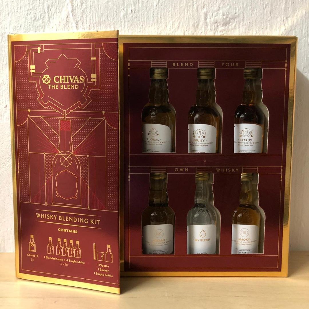 Chivas Whisky Blending Kit, 嘢食 & 嘢飲, 酒精飲料 - Carousell